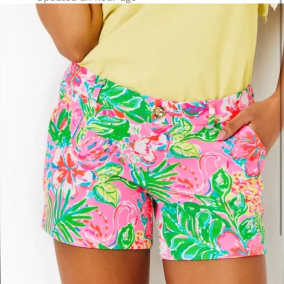 Lilly Pulitzer Pants - NWT Lilly Pulitzer Callahan Knit Short Journey To The Jungle Size 14